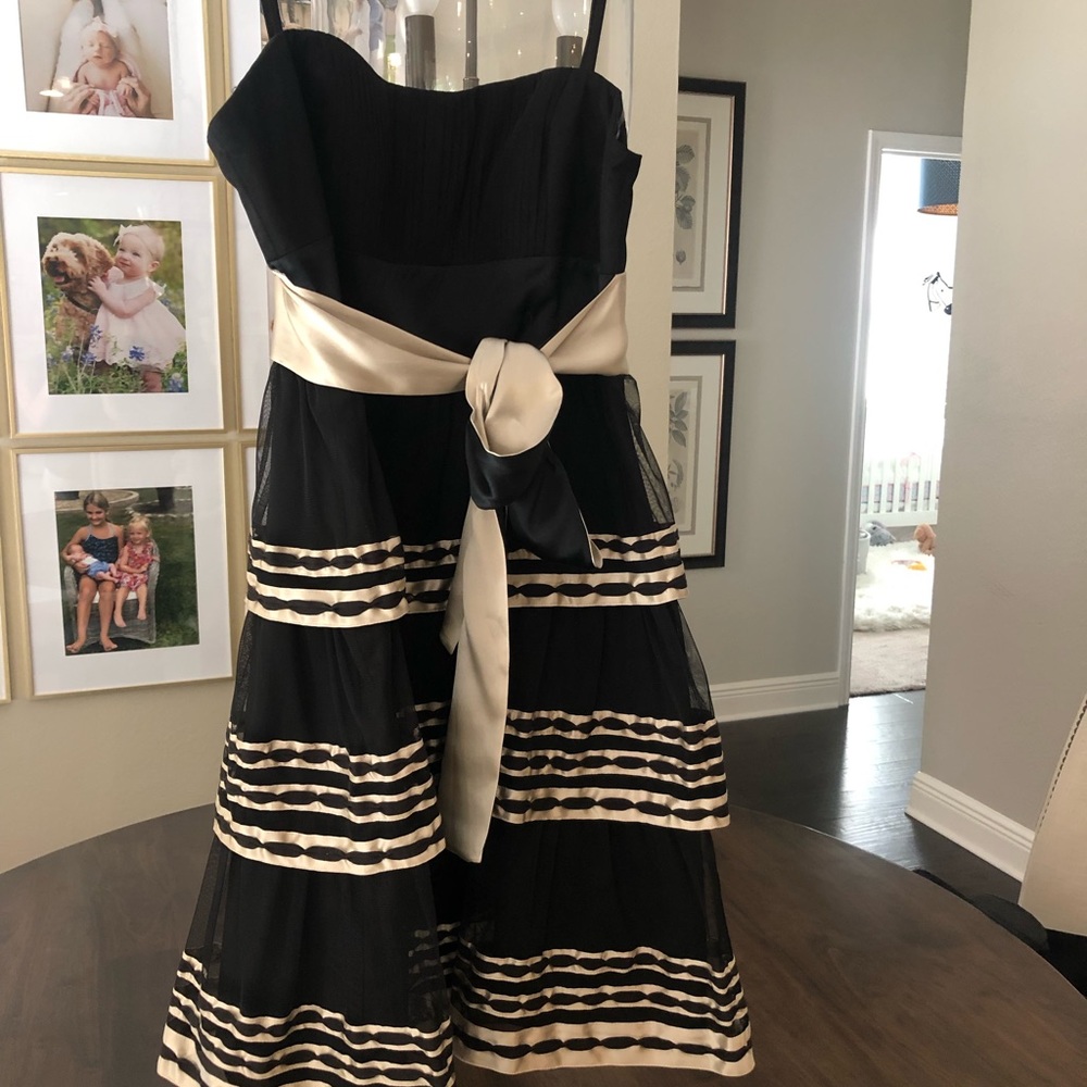 BCBG Strapless Cocktail Dress